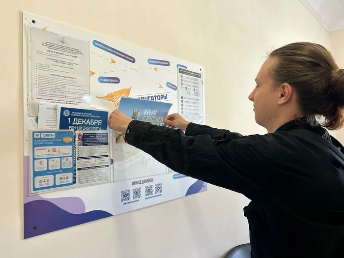 студенты украсили колледж к 18 марта (1)