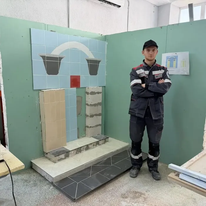 Облицовка плиткой, день 3 (2)